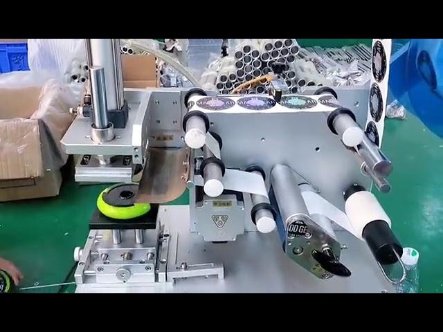 Semi automatic labeling machine