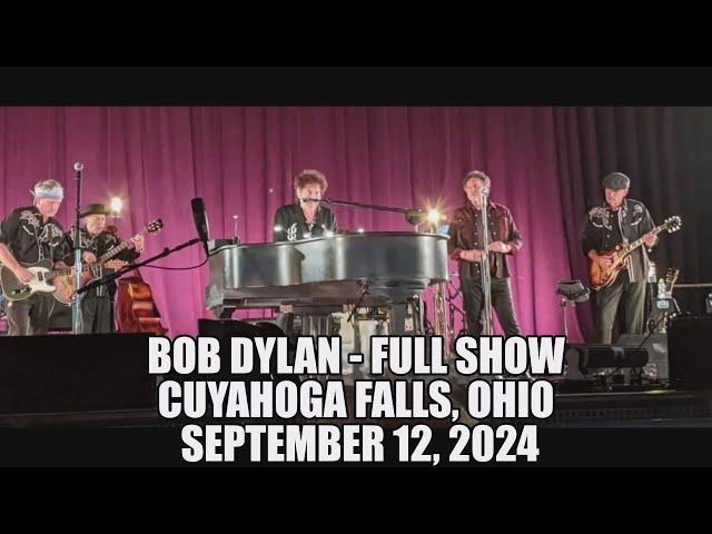 Bob Dylan - Full Show - Cuyahoga Falls, Ohio 12th September 2024 - OUTLAW MUSIC FESTIVAL