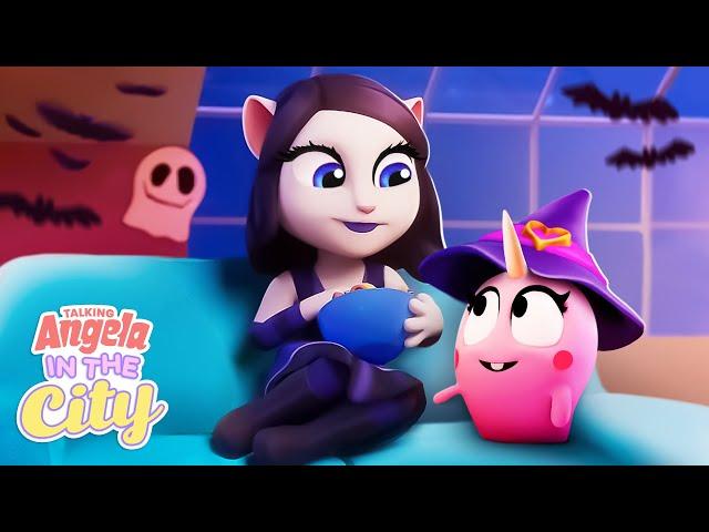 Halloween At Angela's!  Talking Angela: In The City Cartoon Collection