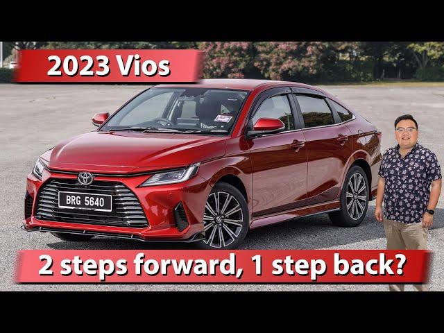 2023 Toyota Vios Malaysian review, from RM90k - 2 steps forward, 1 step back?