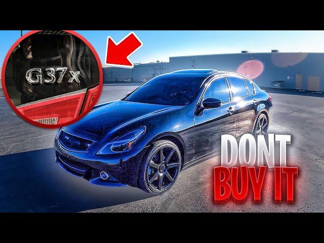 WATCH THIS BEFORE YOU BUY A AWD INFINITI G37! (INFINITI G37X)