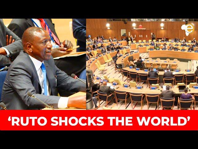 Pres. Ruto shocks fellow presidents at the United Nations General Assembly Interactive Dialogue