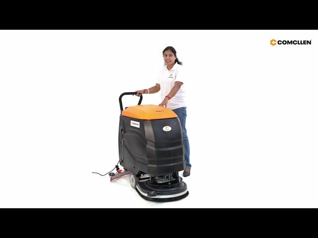 "Scrubber Dryer SD 510 E A (Electric Operated) - Complete Features Overview"