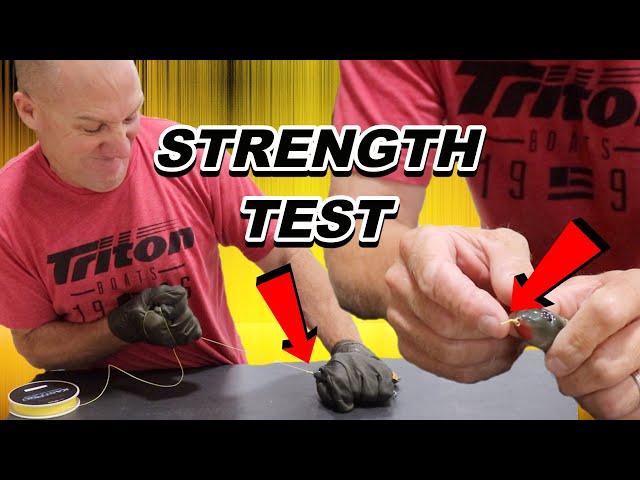 What Is The STRONGEST Fishing knot? - REAL Strength Test Of The Most Popular Knots