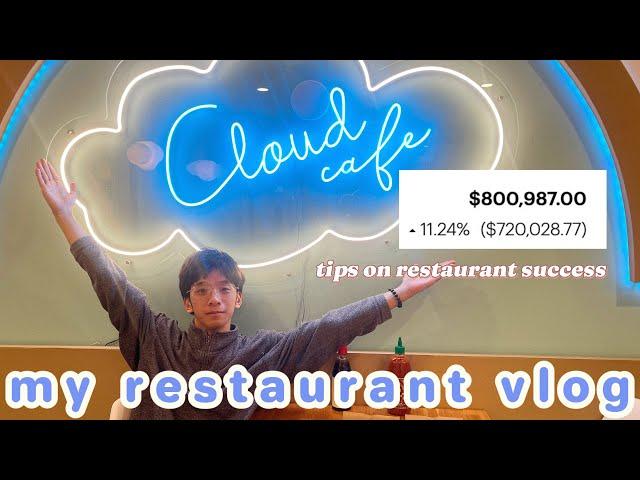 Restaurant Vlog ‍ my small restaurant almost made $1 million in revenue