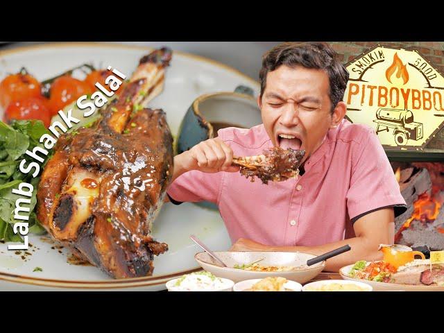 Lamb Shank BBQ, Daging Lembut Berderai di Masak Selama 4 JAM!