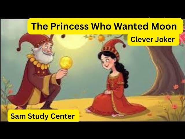 The Princess Who Wanted the Moon and the Clever Jester Who Made Her Wish Come True" | Kids Story