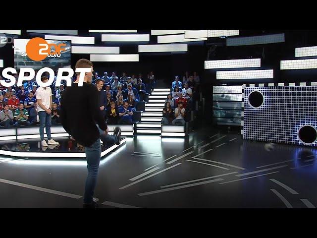 Torwandschießen: Halstenberg gegen Langreder | das aktuelle Sportstudio - ZDF