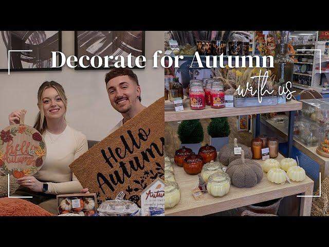 COME AUTUMN SHOPPING WITH US // DECORATING AND BAKING SPICED CRUMBLE‍