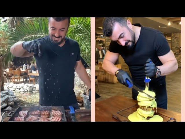 Ercan Steakhouse show that makes Czn Burak and Nusret (saltbae) jealous. Amazing #steak #saltbae