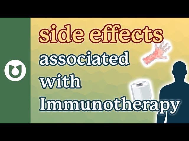 What are common side effects associated with immunotherapy? #myeloma