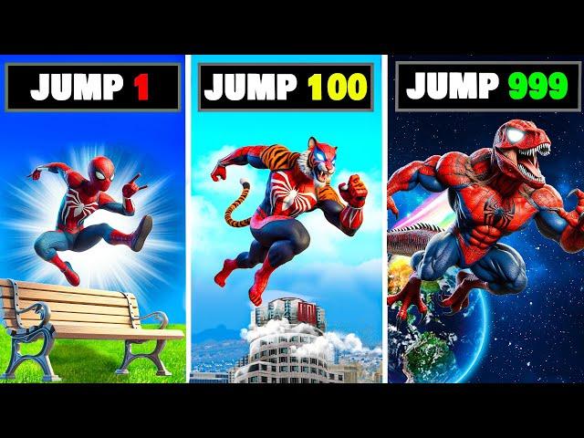 Spiderman Upgrades into a different Animal with Every Jump