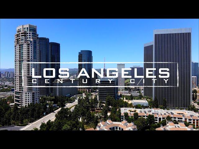 Los Angeles - Century City Skyline | 4K Drone Footage