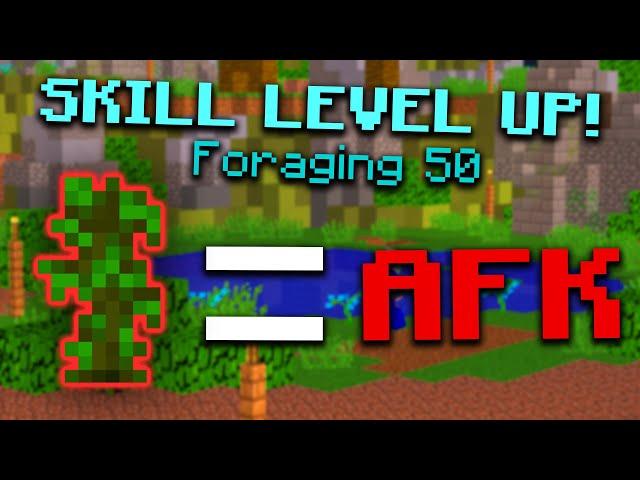 MAX Foraging in 100 Hours.. AFK?! | Hypixel Skyblock