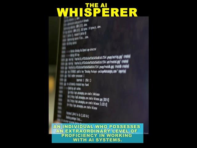 The AI Whisperer | #shorts 02