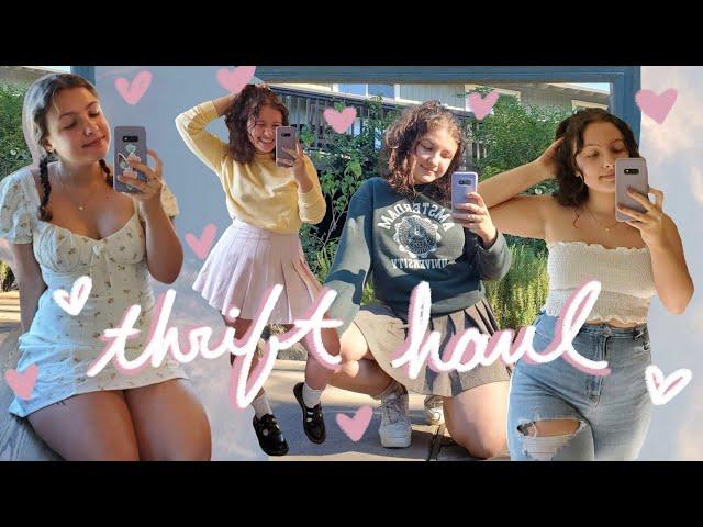 everything i thrifted in 2020 // midsize try on haul