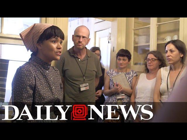 Actress goes through unique training at Tenement Museum