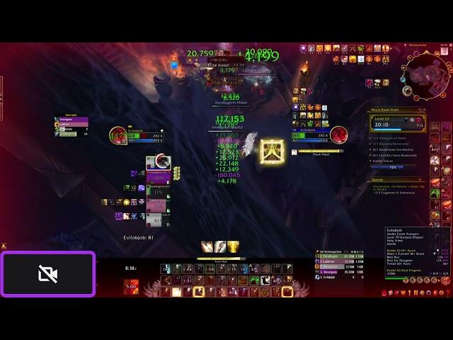 INSANE BURSTING STACKS! Holy Priest PoV - Blackrook Hold 23 - 24 stacks in 30 seconds! WoW video.