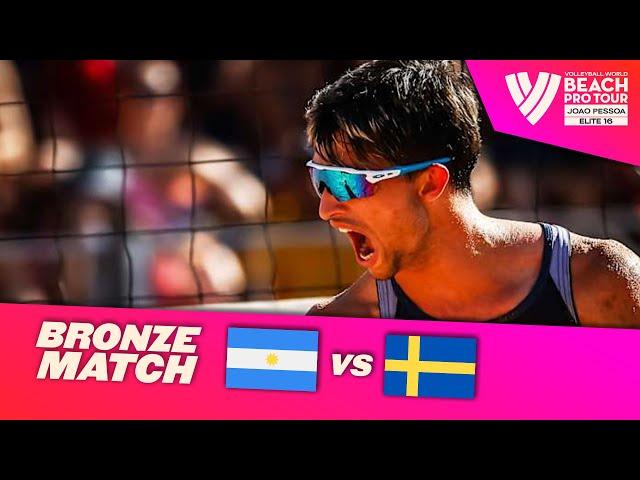 Capogrosso N./Capogrosso T. vs. Åhman/Hellvig - Bronze Match Highlights | Joao Pessoa #BeachProTour