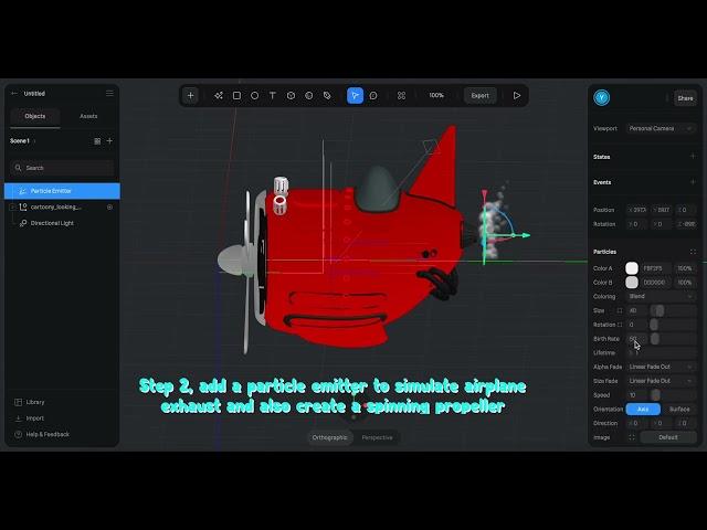 particle emitter Project