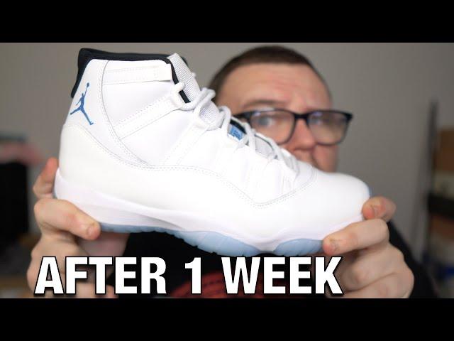 I Wore the AIR JORDAN 11 LEGEND BLUE Everyday for a WEEK! Here is What Happened!