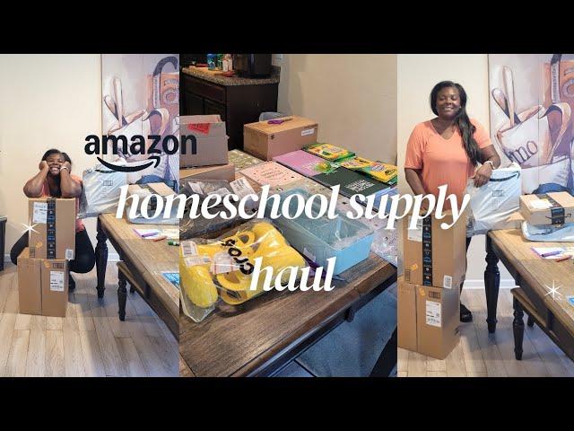 HOMESCHOOL AMAZON HAUL | AMAZON HOMESCHOOL MUST HAVES | HOMESCHOOLING MULTIPLE GRADE LEVELS