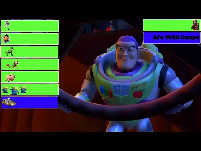 Toy Story 2 (1999) Car Chase with healthbars