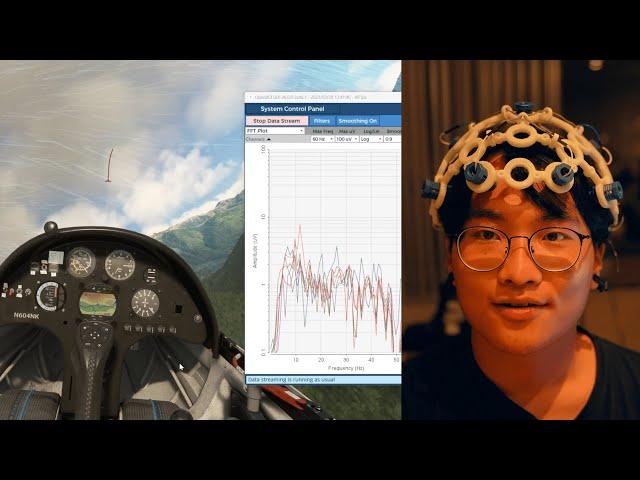 Flight Simulator + Brain Computer Interface (OpenBCI)