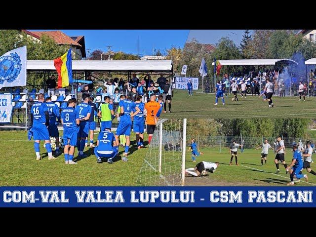 #1095 #Fotbal - Liga 4 Iasi: COM-VAL Valea Lupului - CSM Pascani 2-2! Derby incheiat nedecis sub