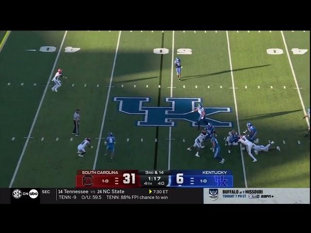 2024 USC vs Kentucky - Bryan Thomas Jr and Monkell Goodwine Sack