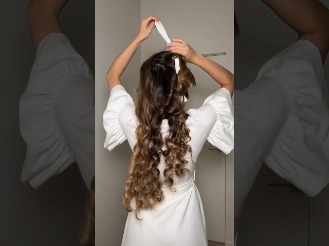 Overnight heatless curls #hairstyle #curls #beautifulcurls #hairstyling #longhair #longhair