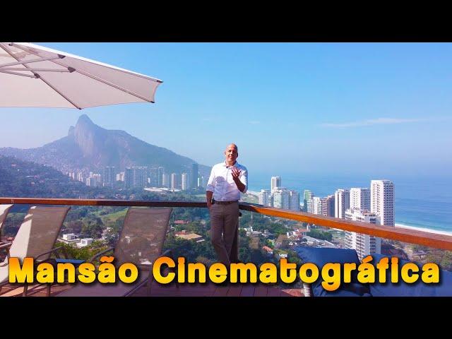 A MAIOR MANSÃO DO CANAL C\ VISTA CINEMATOGRÁFICA!! MANSÃO Á VENDA EM SÃO CONRADO | MULLER IMOVEIS RJ