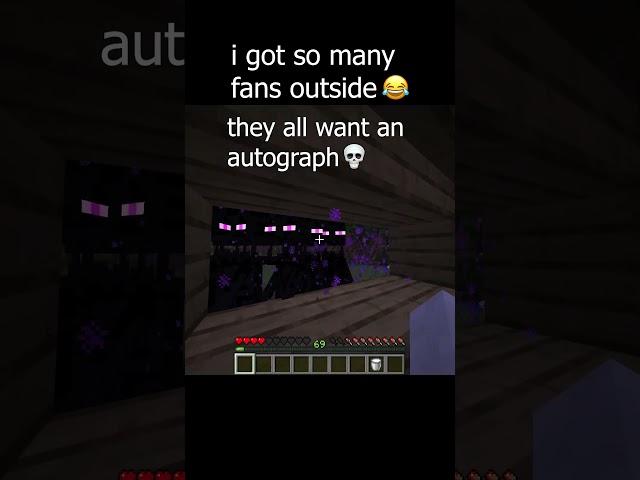 bro got so many fans #minecraftmemes #minecraftshorts #minecraft #funny #gaming #fyp #memes #meme