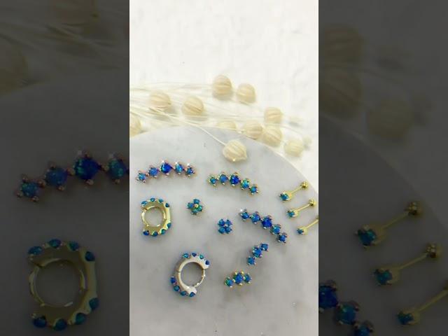 Styling Your Blue Opal Jewelry Collection - Tips and Inspiration for Ear Stacking| Erica Jewels