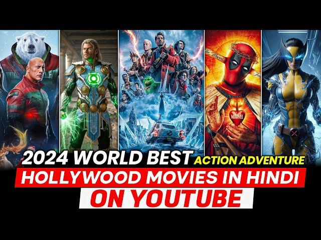 Top 10 New Sci-Fi & Action Hollywood Movies On YouTube In Hindi | 2024 Hollywood Movies in Hindi