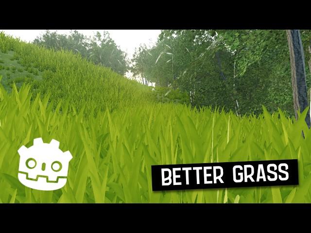 Better Grass For Your TERRAIN in Godot! - TerraBrush DevLog