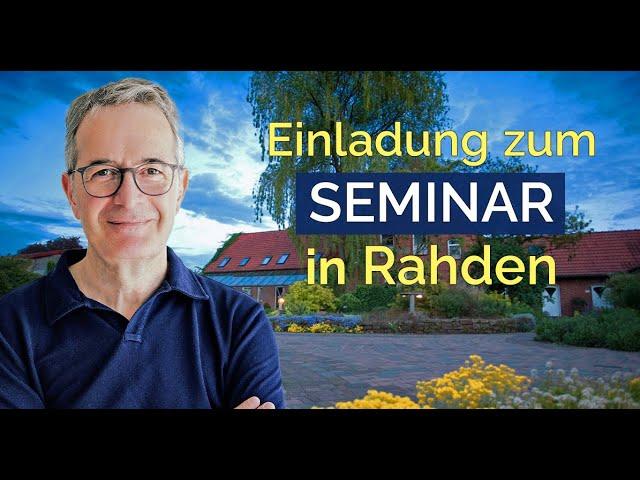 Einladung zum Seminar in Rahden / Februar 2025