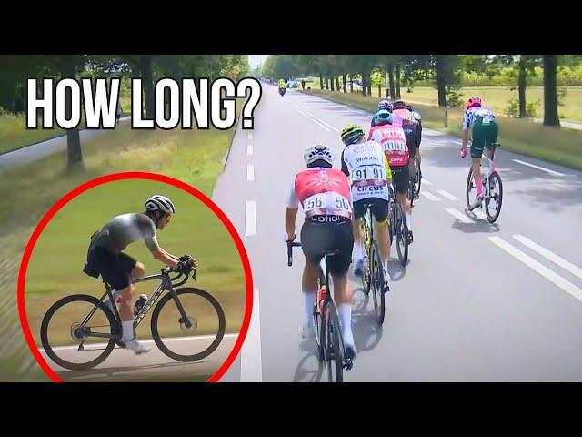 How Long Can an Amateur Cyclist Keep Up with a Pro Cyclist Breakaway | Vuelta a España 2022 Stage 3