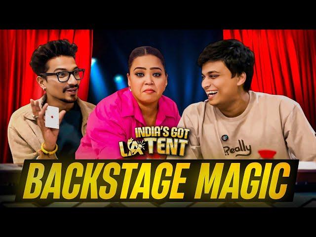 BACKSTAGE MAGIC ft. Bharti & Haarsh @bhartitv  @LifeOfLimbachiyaas | India's Got Latent