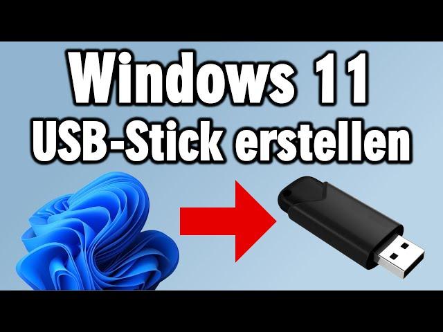 Windows 11 USB Stick erstellen - Offiziell - Media Creation Tool - Download ISO mit Rufus