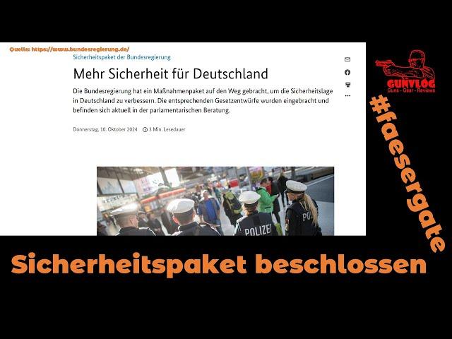 #faesergate | Einigung beim Sicherheitspaket