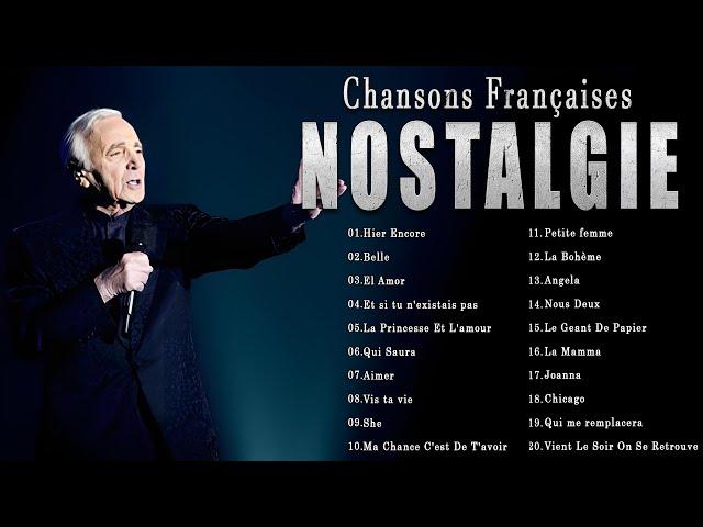 Nostalgie Chansons Françaises Mix  Claude Barzotti, Mireille Mathieu, Joe Dassin, Pierre Bachelet,