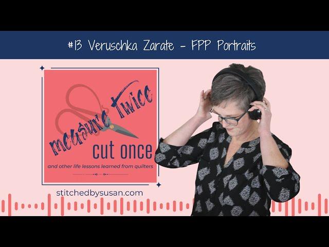 Veruschka Zarate  - Pride and Joy Quilting #13 #stitchedbysusan