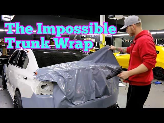 The Best Way To Vinyl Wrap An Impossible Trunk Super Detailed Subaru STI