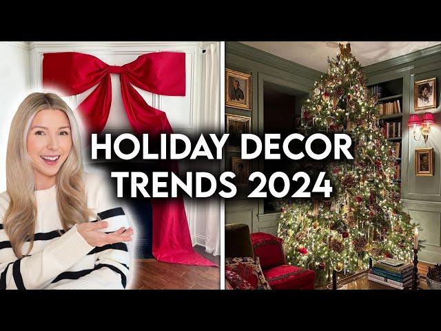 NEW HOLIDAY DECOR TRENDS 2024 | CHRISTMAS DECORATING IDEAS