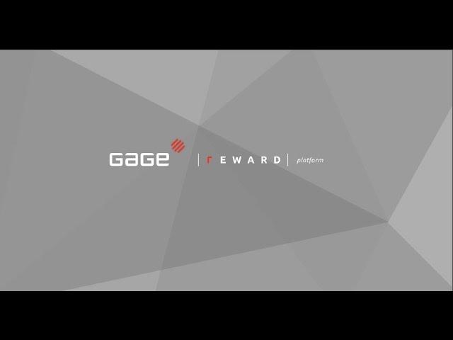 Gage REWARD : A Platform for Channel Loyalty and Rewards programs