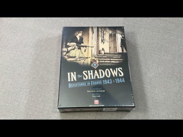 TDG: In the Shadows: Resistance in France 1943-1944 unboxing with Ray