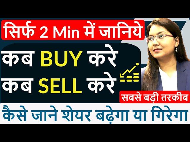 कैसे जाने शेयर गिरेगा या बढ़ेगा ? सिर्फ 2 मिनट में जानिए कब BUY करे और कब SELL करे SHARE MARKET में