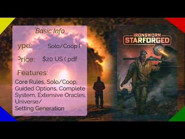 Ironsworn : Starforged Solo / Coop RPG Review