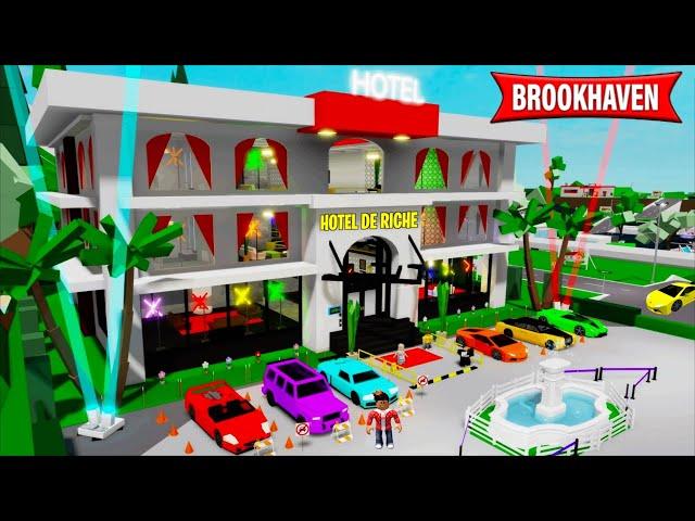 Le Meilleur HOTEL de BROOKHAVEN RP Roblox !! 